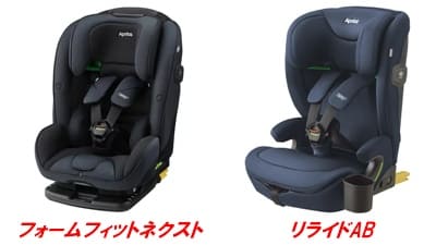 アップリカフォームフィットネクストとリライドAB